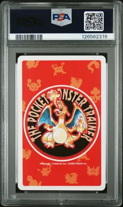 PSA 10 Set - Bulbasaur Charmander & Squirtle Pokemon Red Poker Playing Card 1996 - Image 4