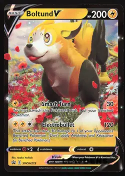 Boltund V - SWSH219 - Ultra Rare - SWSH Black Star Promo - Pokemon Card - Image 1
