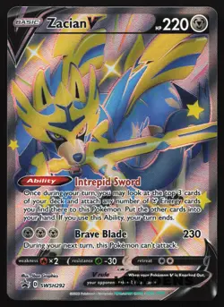 Zacian V - SWSH292 - Full Art Shiny - SWSH Black Star Promo - Pokemon Card - Image 1