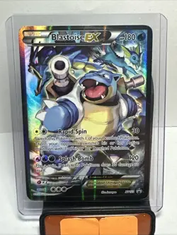Pokemon TCG Blastoise EX Promo Holo Rare Card XY122 2016 MP - Image 1