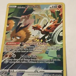 Galarian Zapdos SWSH283 SWSH: Sword & Shield Promo Cards Holo - Image 3