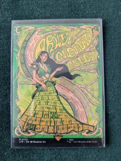 Magic THE GATHERING LOTR ARWEN MOTRAL QUEEN POSTER ART holiday Release - Image 1