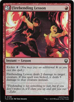 Firebending Lesson - FOIL - C Avatar: The Last Airbender 138 - MTG - Image 1