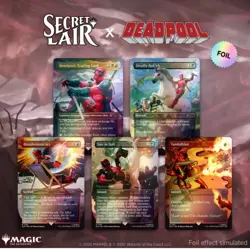 Sealed MTG Secret Lair x Marvel's Deadpool Rainbow FOIL In Hand - Image 3