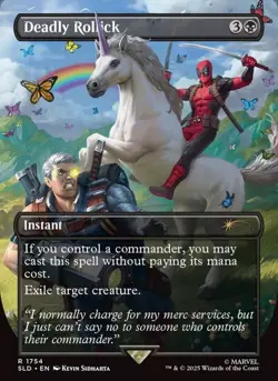 Sealed MTG Secret Lair x Marvel's Deadpool Rainbow FOIL In Hand - Image 5