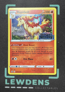Rapidash - SWSH270 - Silver Tempest Stamp - SWSH Black Star Promo - Pokemon Card - Image 1