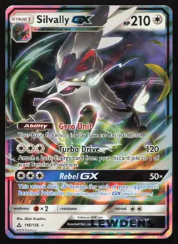 Silvally GX - 116/156 - Ultra Rare - Sun & Moon Ultra Prism - Pokemon Card - Image 1