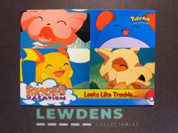 Looks Like Trouble... 44 1st Print Topps Pokemon First Movie Pikachu's Vacation - Image 1