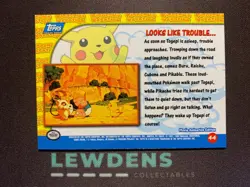 Looks Like Trouble... 44 1st Print Topps Pokemon First Movie Pikachu's Vacation - Image 2