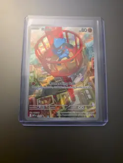 Pokemon TCG Riolu Full Art Mega Evolutions Promo Card 010 - Image 1