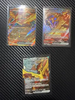 Pokemon TCG Team Rocket's Moltres ex Destined Rivals Stamped UPC Promo Set - Image 1