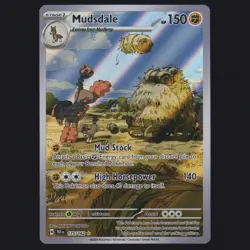 Mudsdale 175/162 Illustration Rare Temporal Forces Pokemon TCG NM 🔥 - Image 1