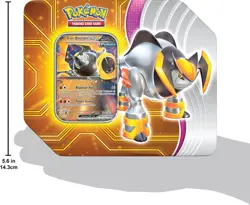 Pokemon Paradox Destinies Iron Boulder ex Tin Set - Image 1