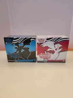 Pokemon Scarlet & Violet Black Bolt and White Flare Elite Trainer Box Set - Image 1