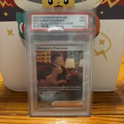 PSA 9 Giovanni'a Charisma 204/165 MEW EN-151 Special Illustration Rare Pokemon - Image 1