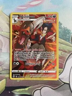 Houndoom TG10/TG30 Brilliant Stars Full Art Character Rare Pokemon Card NM - Image 1