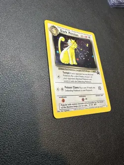 Dark Persian 17 Holo Black Star Promo WOTC Pokemon Card - Clean Holo Swirl - Image 3