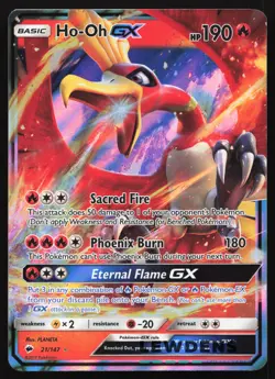Ho-Oh GX - 21/147 - Ultra Rare - Sun & Moon - Burning Shadows - Pokemon TCG Card - Image 1