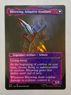 MTG - Blitzwing, Cruel Tormentor - NM - Shattered Glass - Transformers - BOT - Image 2