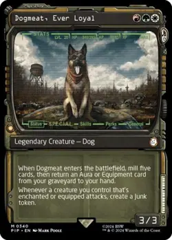 Dogmeat, Ever Loyal (Showcase) -Foil Near Mint MTG Universes Beyond: Fallout - Image 1