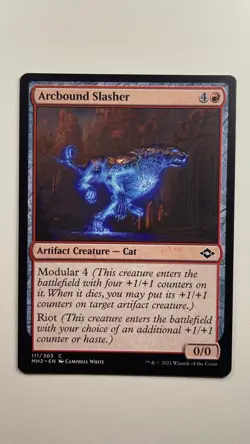 MTG Modern Horizons 2 Arcbound Slasher 111/303 - Image 1