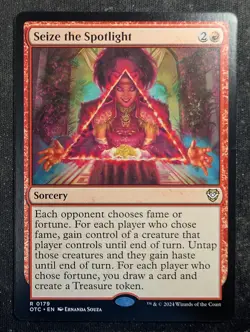 Seize the Spotlight - Outlaws of Thunder Junction Commander (MTG) - Image 1