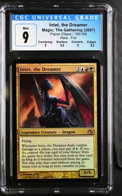 INTET, THE DREAMER Planar Chaos Foil Rare CGC 9 Q++ MTG EDH [Nostalgium] - Image 1