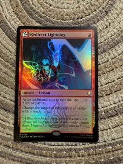 REDIRECT LIGHTNING FOIL - Rare - TLA Avatar MTG ATLA #0151 - Image 1