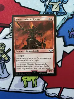 Bloodcrusher of Khorne x1 Mtg Warhammer 40,000 Commander - Image 1