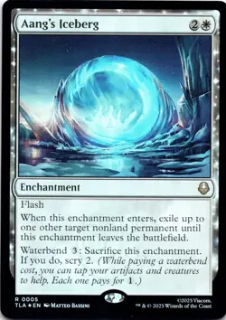Aang's Iceberg FOIL Avatar: The Last Airbender Magic MTG NM - Image 1