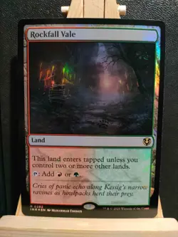 Rockfall Vale FOIL - Innistrad Remastered - Rare - NM (see pics) MTG - Image 1