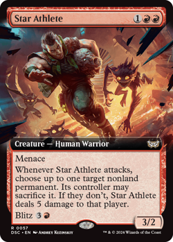 [MTG] Star Athlete (Extended Art) (0057) (DSC) NM - Image 1