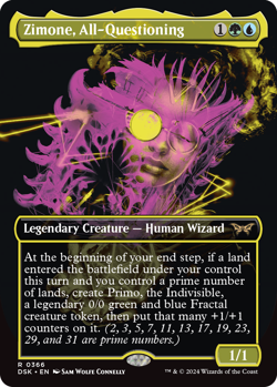 [MTG] Zimone, All-Questioning (Showcase) (0366) (DSK) NM - Image 1