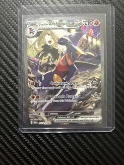 Pokemon TCG Destined Rivals Cynthia's Garchomp EX Holo Card 232/182 Sir - Image 1