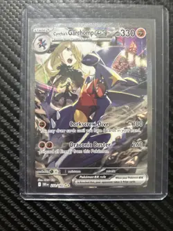 Pokemon TCG Destined Rivals Cynthia's Garchomp EX Holo Card 232/182 Sir - Image 4
