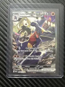 Pokemon TCG Destined Rivals Cynthia's Garchomp EX Holo Card 232/182 Sir - Image 5