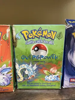 EMPTY BOXES Vintage Pokemon Theme Deck Boxes Poor Condition No Cards - Image 5