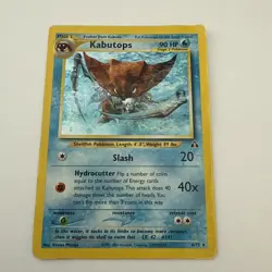 Kabutops (6/75) Holo Neo Discovery Pokemon Card! Heavy Played, ideal for binder - Image 1