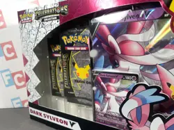 Box Damage: Pokemon TCG Celebrations Dark Sylveon V Collection Sealed #2 - Image 2