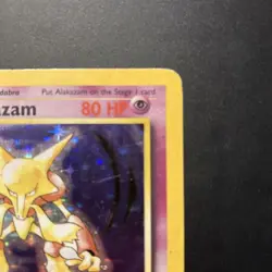Pokemon Alakazam TCG Base Set Holo Rare Card 1/102 - Image 4