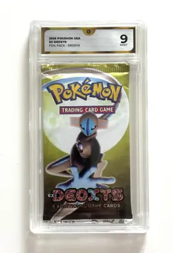 Pokemon TCG - 2005 EX Deoxys Booster Pack - Deoxys ART - GG 9 MINT - Image 1