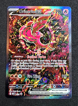 POKEMON TCG ORICORIO ex 024 PHANTASMAL FLAMES UPC PROMO HOLO NM - Image 3