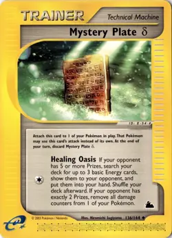 Mystery Plate Delta 136/144 - Skyridge - Pokemon - NM - Image 1