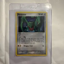 Pokemon TCG Rayquaza Holo Rare Card 3/17 Pop Series 1 Promos NM Condition - Image 1