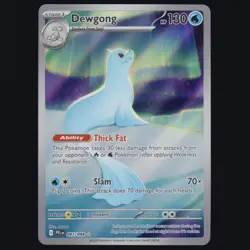 Dewgong 097/094 Phantasmal Flames Illustration Rare Pokemon TCG Pack Fresh NM ❄ - Image 1