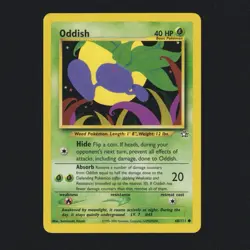 Oddish 68/111 Neo Genesis Common Vintage WOTC Pokemon TCG NM 🍃 - Image 1