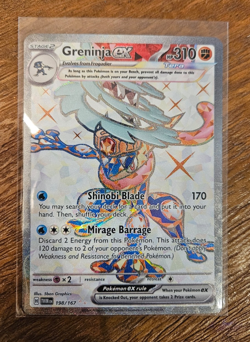 Pokemon SV06 Scarlet & Violet Twilight Masquerade 198/167 Greninja Ultra Rare NM - Image 1