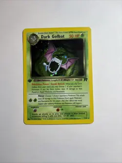 Pokemon TCG Dark Golbat 7/82 1st Edition Team Rocket Holo 1999-2000 NM - Image 4
