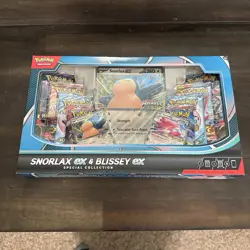 Pokemon TCG Snorlax Ex & Blissey Ex Special Collection Box NEW/Factory Sealed - Image 1