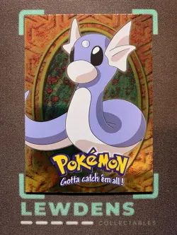 Dratini #147 E10 Silver Holo 1st Print Topps Pokemon The First Movie - Blue Logo - Image 1